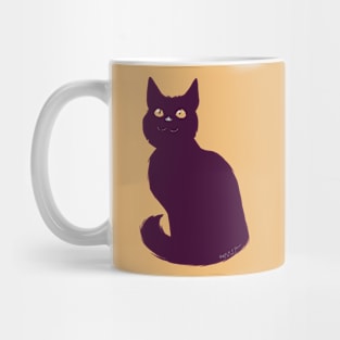 Black cat Mug